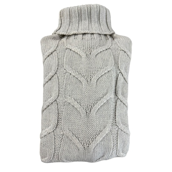 Artizia Wilfred Merino Wool Champeaux Sweater Size XXS Turtleneck Cableknit Grey - Picture 8 of 11